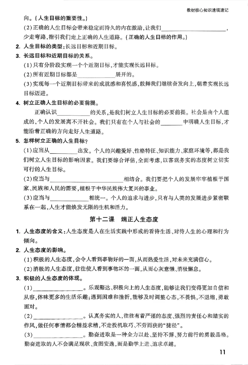 2026《万唯大小卷&bull;道法》7上核心知识速填速记_2026万唯系列预习复习_2026版初中《万唯大小卷》7年级上册（全科多版本）_2026《万唯大小卷&bull;道法》7上