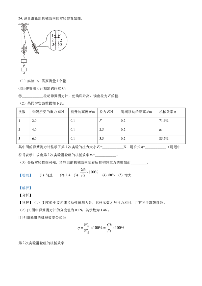 2015年广西柳州市中考物理试题（解析）_中考真题_4.物理中考真题2015-2024年_地区卷_广西省_柳州中考物理10-22