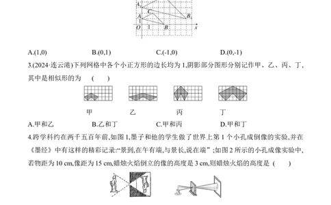 第21课时　相似三角形2025年中考数学一轮专题复习强化练习（含答案）_2数学总复习_2025中考复习资料_2025年中考数学一轮专题复习强化练习（含答案）