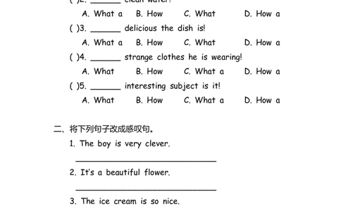 No.131句型专项练习题②_初中英语语法_最全初中英语语法习题_No.131句型专项练习题②