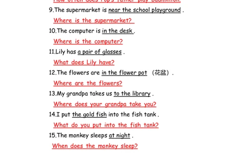 No.13特殊疑问句练习题答案解析_初中英语语法_最全初中英语语法习题_No.13特殊疑问句练习题