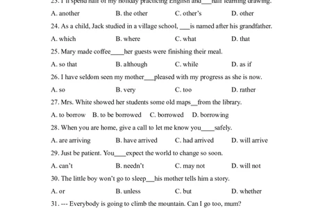 2010年高考英语试卷（新课标Ⅰ卷）（空白卷）_1.高考2025全国各省真题+答案_01.2008-2024全国高考真题（按省份分类）_16.山西_2008-2024&middot;（山西）英语高考真题