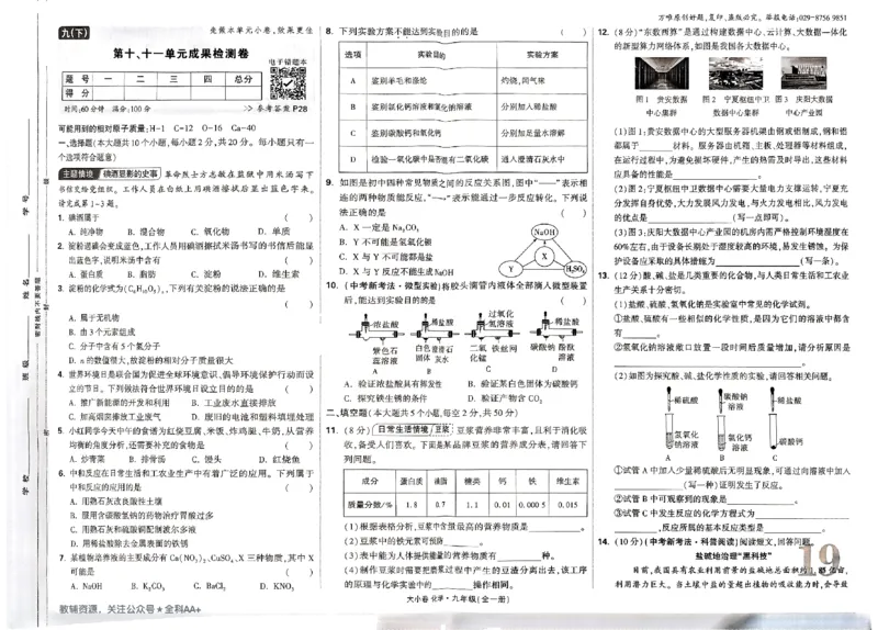 2026《万唯大小卷&bull;化学》9全大卷_2026万唯系列预习复习_2026版初中《万唯大小卷》9年级全册（全科多版本）_2026《万唯大小卷&bull;化学》9全