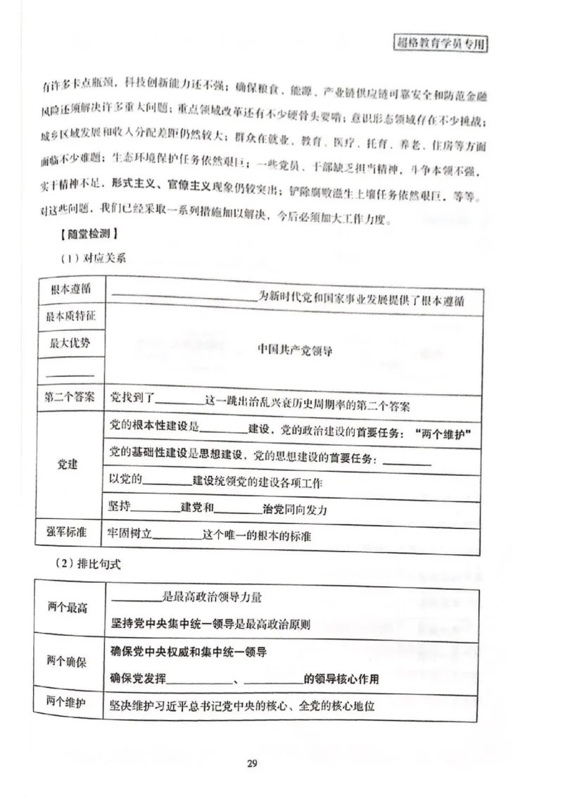 二十大报告一本通_26河南省考备考资料包_03河南时政-省情省况-工作报告_1024&25重要会议考点速记_二十大（考点+试题）