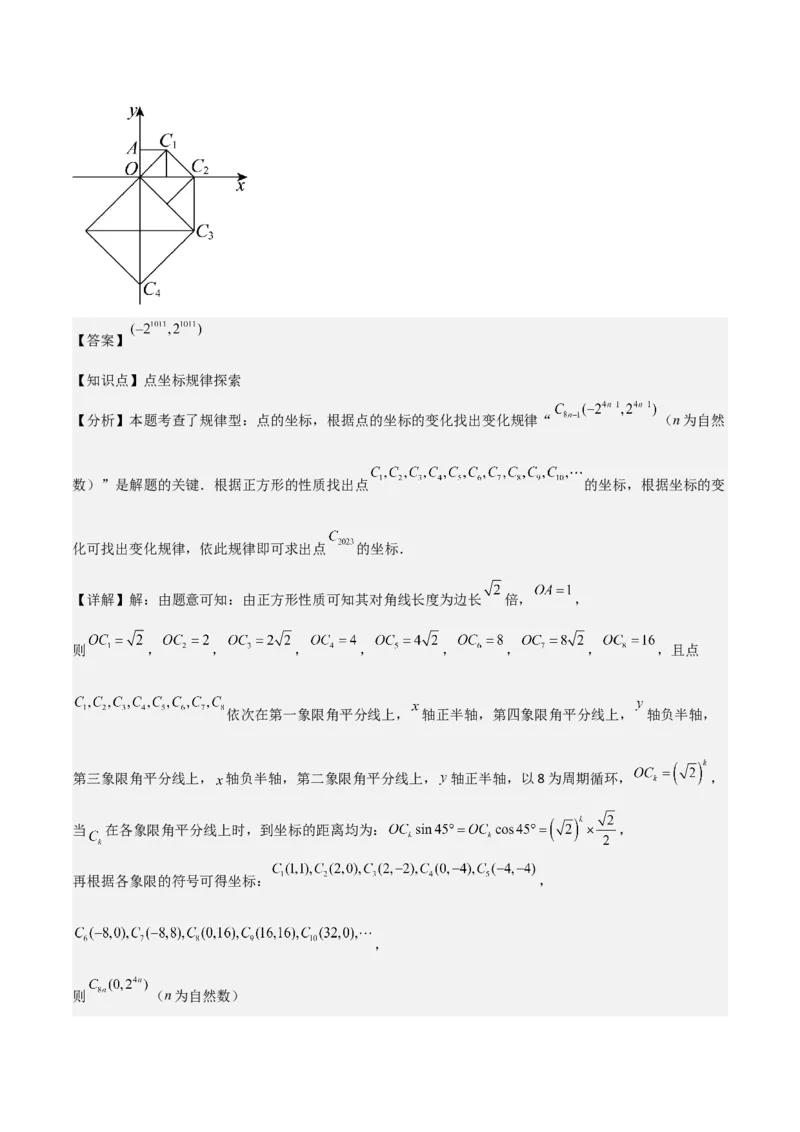 考前突破01规律探究（3大必考题型）60题（解析版）_2数学总复习_2025中考复习资料_2025年中考数学一轮知识梳理_考前突破01规律探究（3大必考题型）