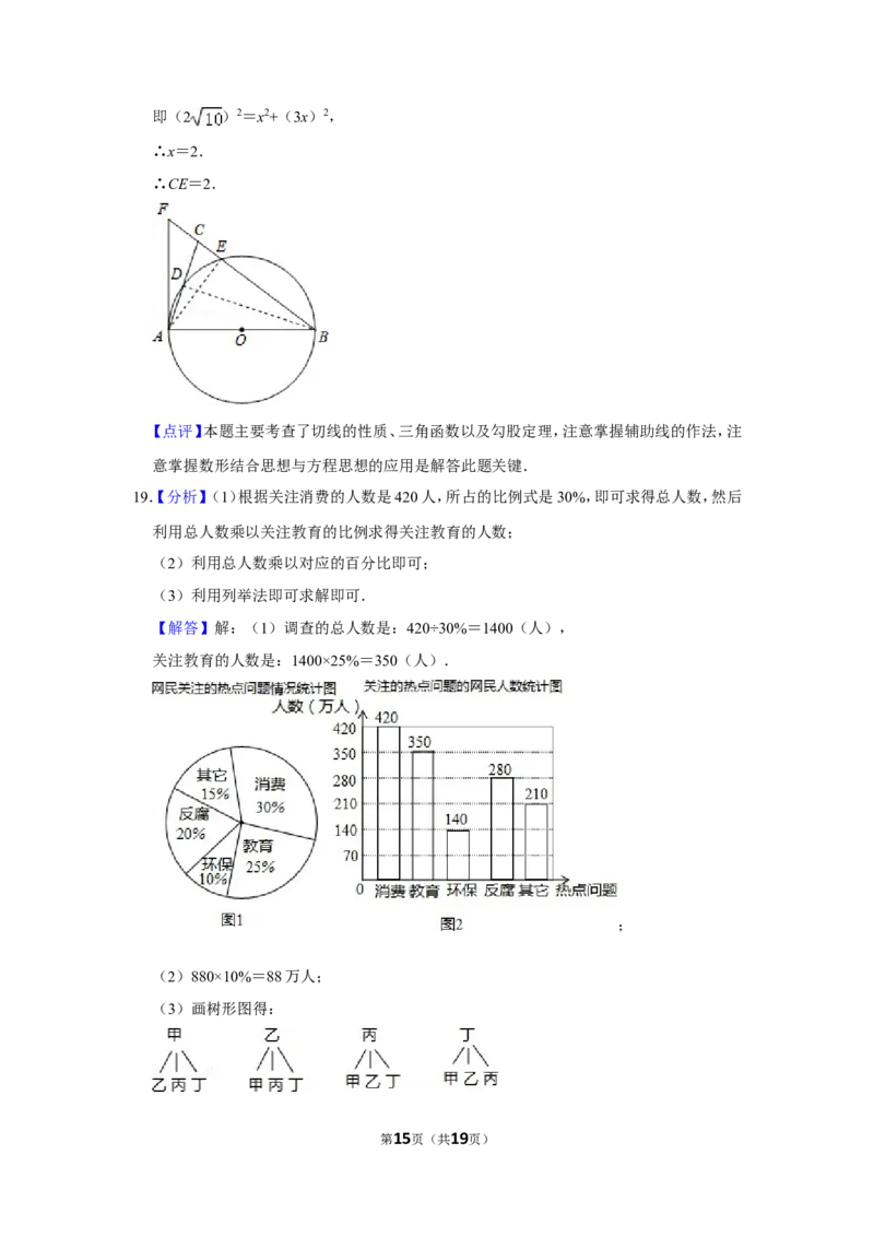 2015年山东省菏泽市中考数学试卷_中考真题_2.数学中考真题2015-2024年_地区卷_山东省_菏泽数学10-23