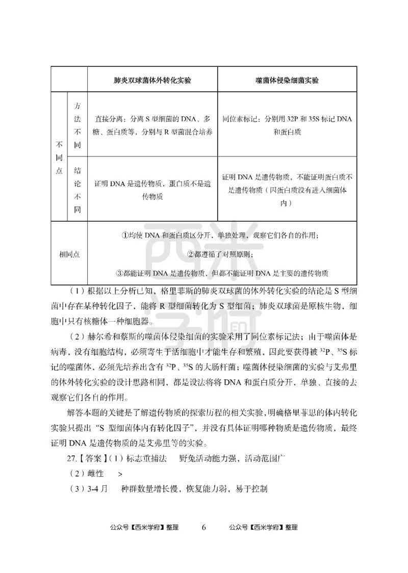 24上-高中笔试科目三《学科知识与教学能力》模拟卷2-高中生物答案解析-模拟预测卷_4-教培资料-26年最新资料-同步更新_初中高中教资_03科三专项（进去保存报考的学科即可）_高中