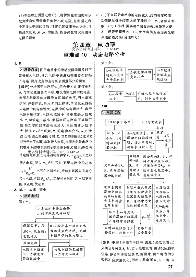 2026《尖子生每日一题》物理9+中考解析册_2026万唯系列预习复习_2026版初中《万唯尖子生》每日一题9年级（中考物理）
