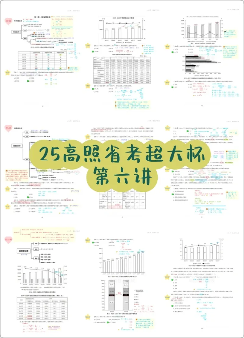 2025高照省考超大杯第6讲笔记_2026考公资料_（06）高照_高照资料笔记合集_高照丨25省考资料分析五合一笔记_版本二