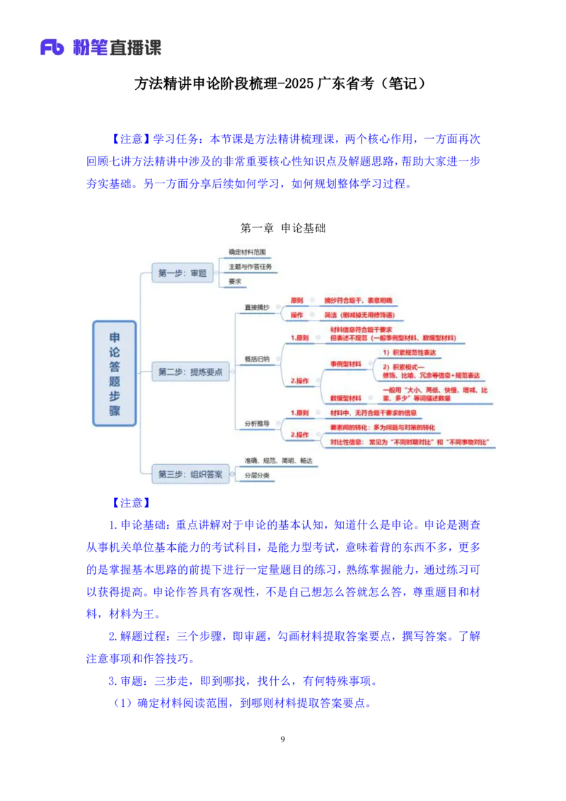 申论_2026考公资料_（10）粉笔_2025粉笔国考省考980（课＋笔记）_粉笔980（25多省）_52025FB广东省考980系统班_4.方法精讲梳理课_方法精讲笔记讲义