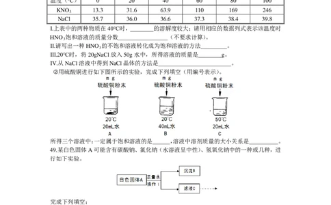 2015年上海市初中毕业统一学业考试化学试卷及答案_中考真题_5.化学中考真题2015-2024年_地区卷_上海化学统一学业考试10～21_2010年-2021年上海中考试卷-化学_PDF版