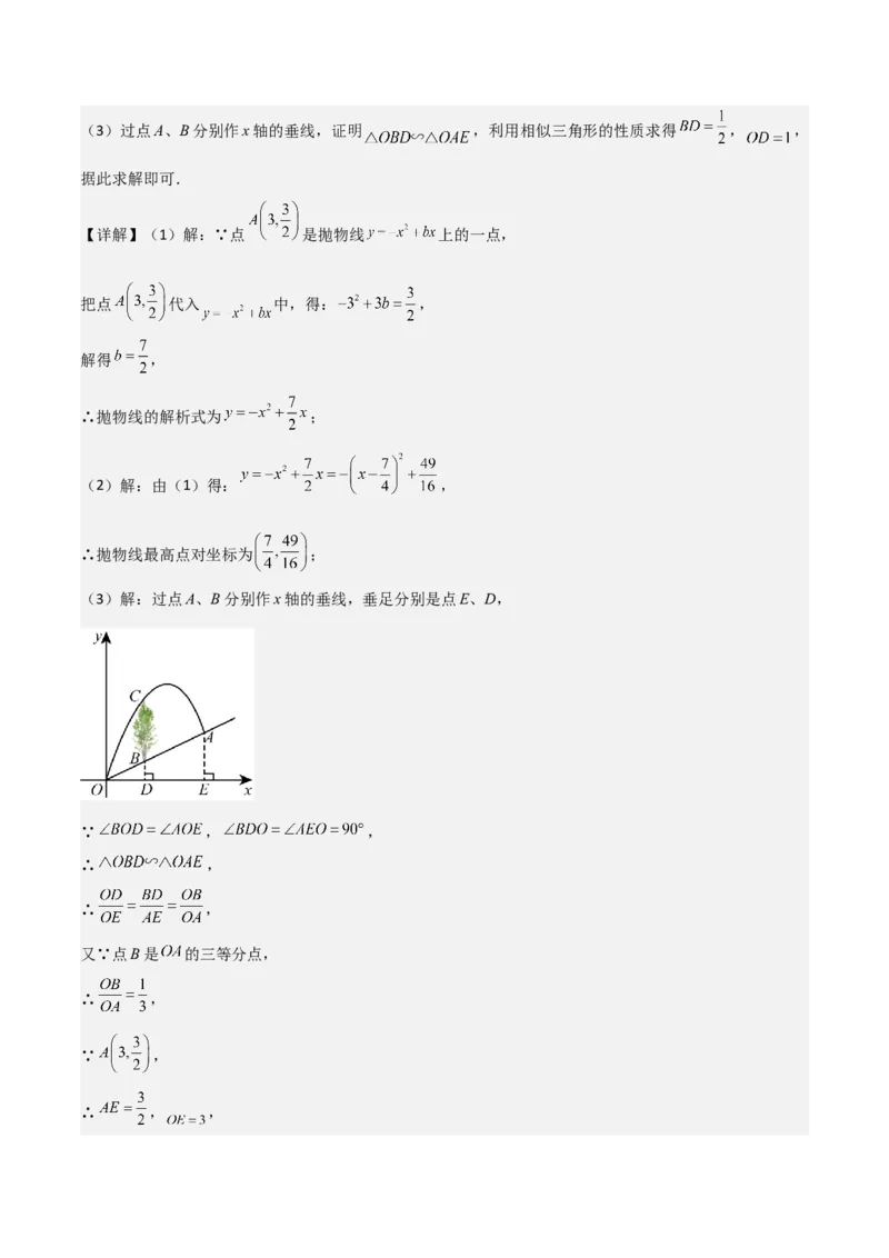 考前突破03函数的实际应用（4大必考题型）（解析版）_2数学总复习_2025中考复习资料_2025年中考数学一轮知识梳理_考前突破03函数的实际应用（4大必考题型）