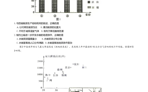 2010年高考地理试卷（四川）（空白卷）_1.高考2025全国各省真题+答案_01.2008-2024全国高考真题（按省份分类）_18.四川_2008-2024&middot;（四川）地理高考真题