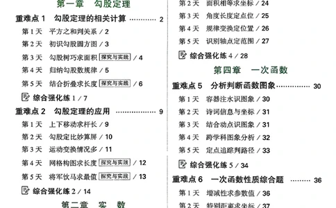 2026八上年级尖子生每日一题数学_2026万唯系列预习复习_2026版初中《万唯尖子生》每日一题8年级上册（数学）（北师大版）