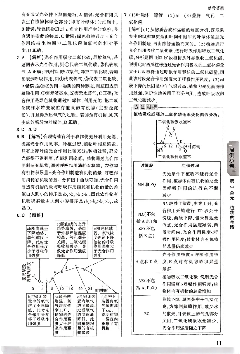 2026《万唯大小卷&bull;生物》7上参考答案(BS)_2026万唯系列预习复习_2026版初中《万唯大小卷》7年级上册（全科多版本）_2026《万唯大小卷&bull;生物》7上(BS)