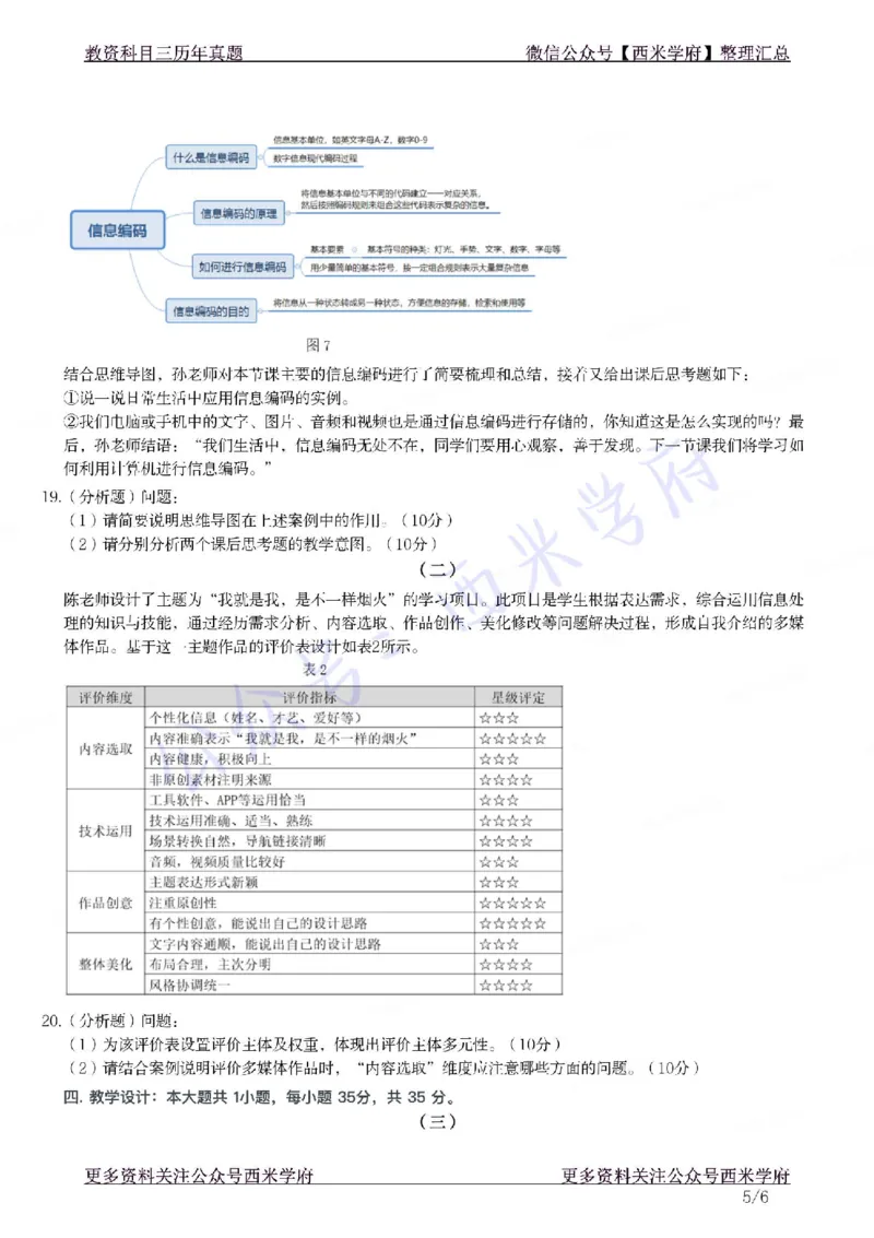 21年下-初中信息技术真题-题本_4-教培资料-26年最新资料-同步更新_初中高中教资_03科三专项（进去保存报考的学科即可）_01科目三FB网课、三色速记手册、知识点导图等推荐