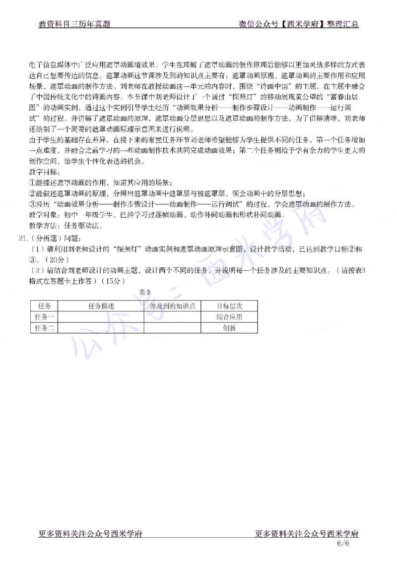 21年下-初中信息技术真题-题本_4-教培资料-26年最新资料-同步更新_初中高中教资_03科三专项（进去保存报考的学科即可）_01科目三FB网课、三色速记手册、知识点导图等推荐