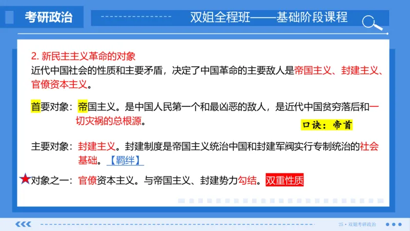23.基础阶段毛中特第二章（1）_2026考公资料_（49）政治理论合集_政治理论合集_2025考研政治_14.双姐_03.基础阶段_00.讲义