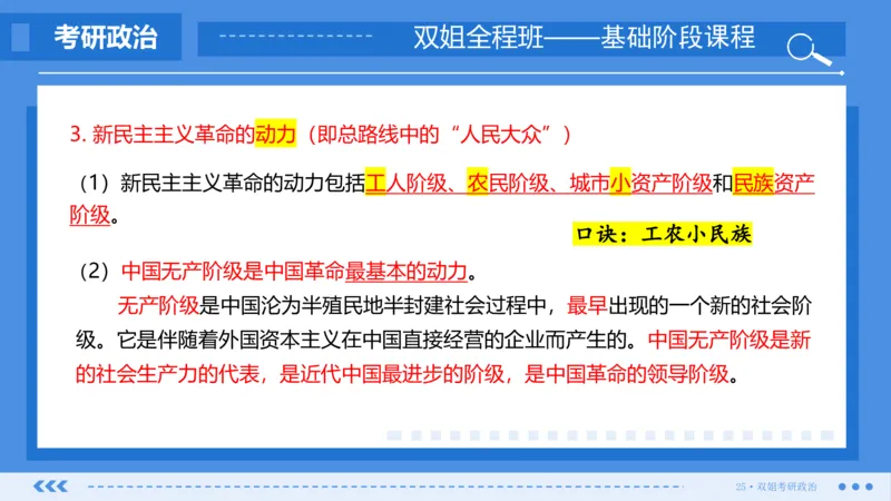 23.基础阶段毛中特第二章（1）_2026考公资料_（49）政治理论合集_政治理论合集_2025考研政治_14.双姐_03.基础阶段_00.讲义