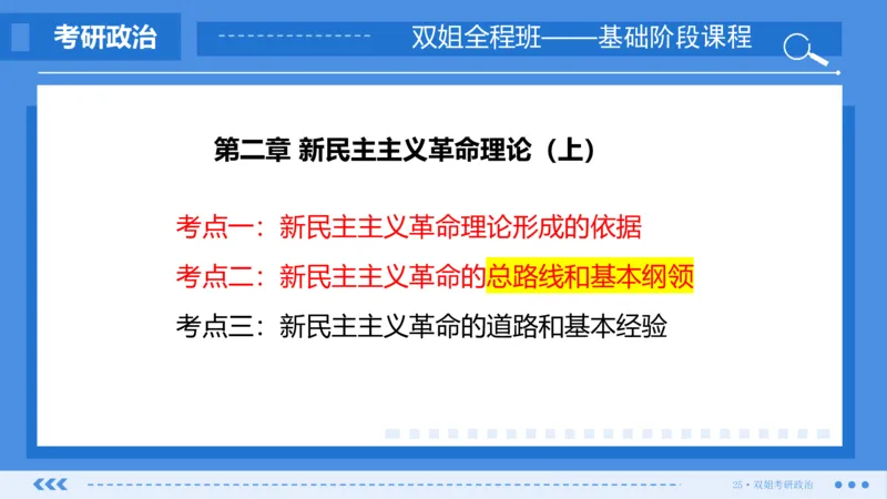 23.基础阶段毛中特第二章（1）_2026考公资料_（49）政治理论合集_政治理论合集_2025考研政治_14.双姐_03.基础阶段_00.讲义