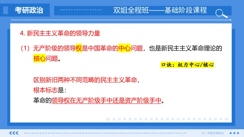 23.基础阶段毛中特第二章（1）_2026考公资料_（49）政治理论合集_政治理论合集_2025考研政治_14.双姐_03.基础阶段_00.讲义