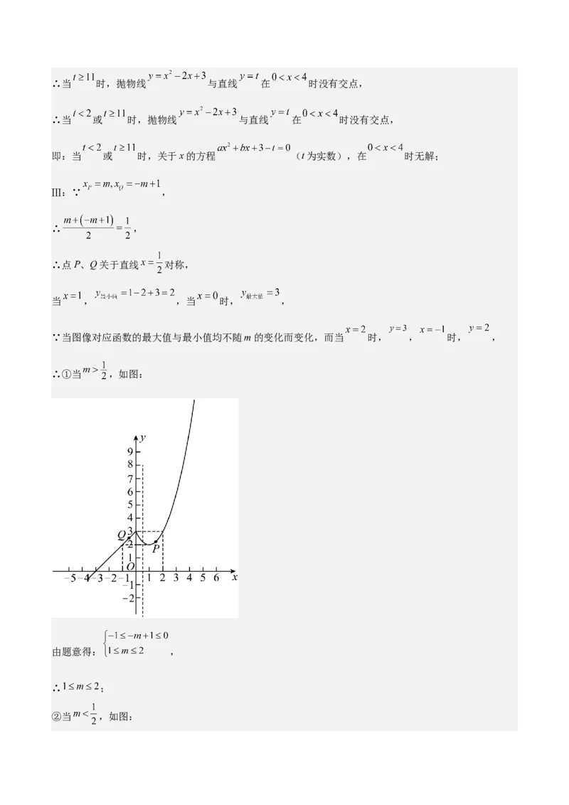 难点与新考法06关于二次函数系数、几何变换、最值等问题（6大热考题型）解析版_2数学总复习_2025中考复习资料_2025年中考数学一轮知识梳理
