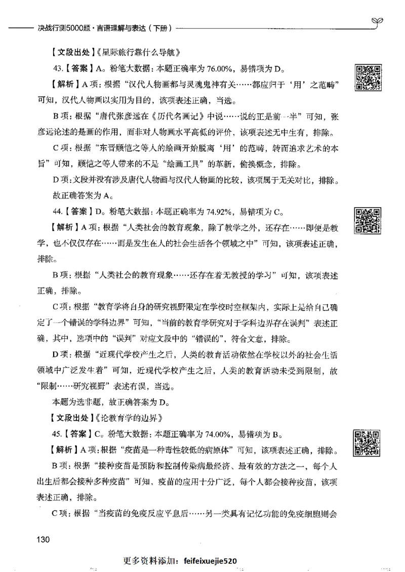 8言语理解表达下册_26吉林考备考资料包_11省考刷题包_04决战行测5000题_行测5000题2022年9月版次