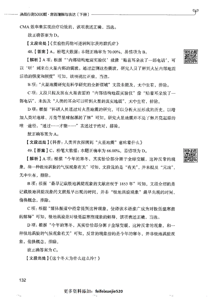 8言语理解表达下册_26吉林考备考资料包_11省考刷题包_04决战行测5000题_行测5000题2022年9月版次