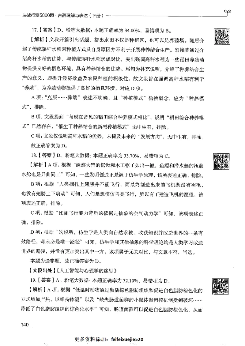 8言语理解表达下册_26吉林考备考资料包_11省考刷题包_04决战行测5000题_行测5000题2022年9月版次