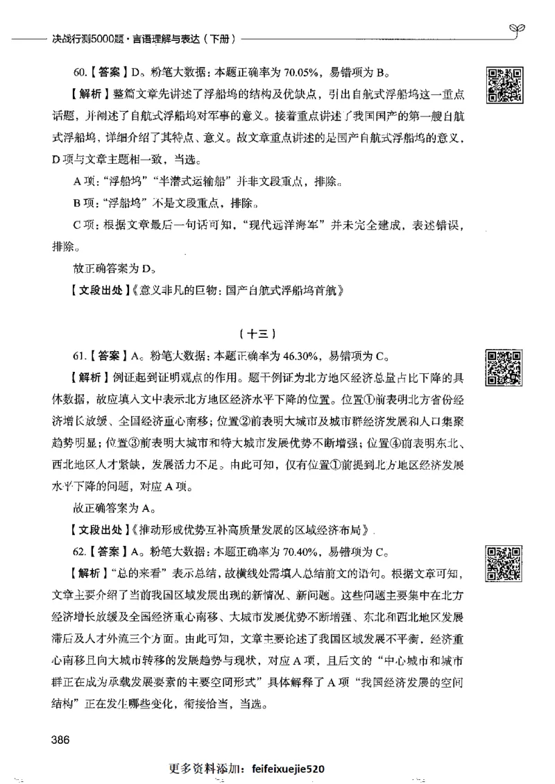 8言语理解表达下册_26吉林考备考资料包_11省考刷题包_04决战行测5000题_行测5000题2022年9月版次