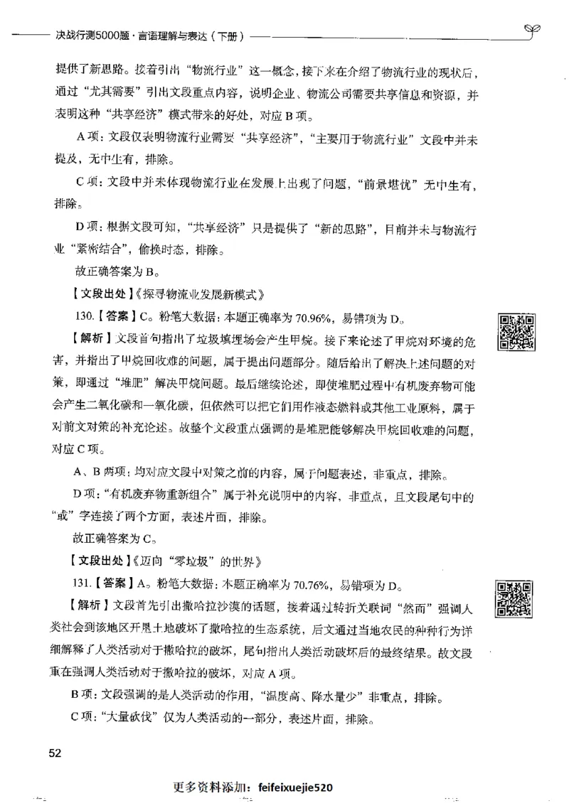 8言语理解表达下册_26吉林考备考资料包_11省考刷题包_04决战行测5000题_行测5000题2022年9月版次