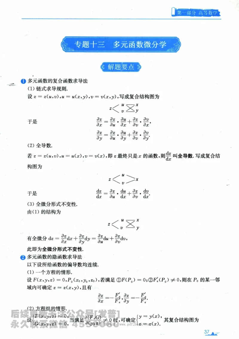 2024考研数学张宇真题大全专题分册数学一公众号：小乖考研免费分享_04.数学一历年真题_张老师版本数一
