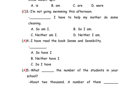 No.83主谓一致和倒装练习题①答案解析_初中英语语法_最全初中英语语法习题_No.83主谓一致和倒装练习题①