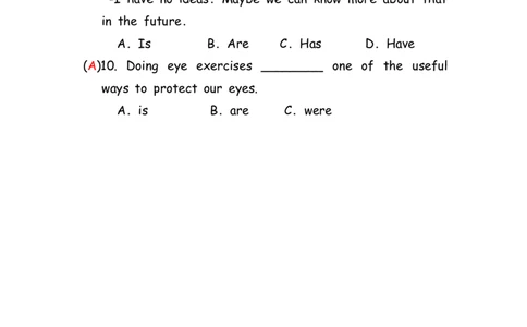 No.83主谓一致和倒装练习题①答案解析_初中英语语法_最全初中英语语法习题_No.83主谓一致和倒装练习题①