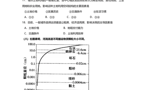 2011年高考地理试卷（上海）（空白卷）_1.高考2025全国各省真题+答案_01.2008-2024全国高考真题（按省份分类）_31.上海_2008-2021,2024&middot;（上海）地理高考真题