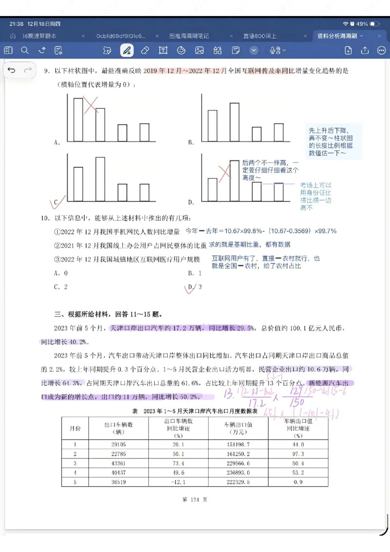 海海刷资料分析专项1-20（花生思路版）_2026考公资料_（01）花生十三_04刷题班2026年省考四海行测2000题海海刷(1)_笔记_花生十三丨26省考海海刷资料分析专项笔记_花生思路版
