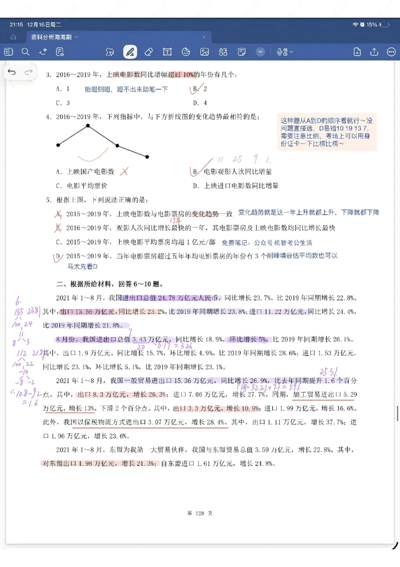 海海刷资料分析专项1-20（花生思路版）_2026考公资料_（01）花生十三_04刷题班2026年省考四海行测2000题海海刷(1)_笔记_花生十三丨26省考海海刷资料分析专项笔记_花生思路版
