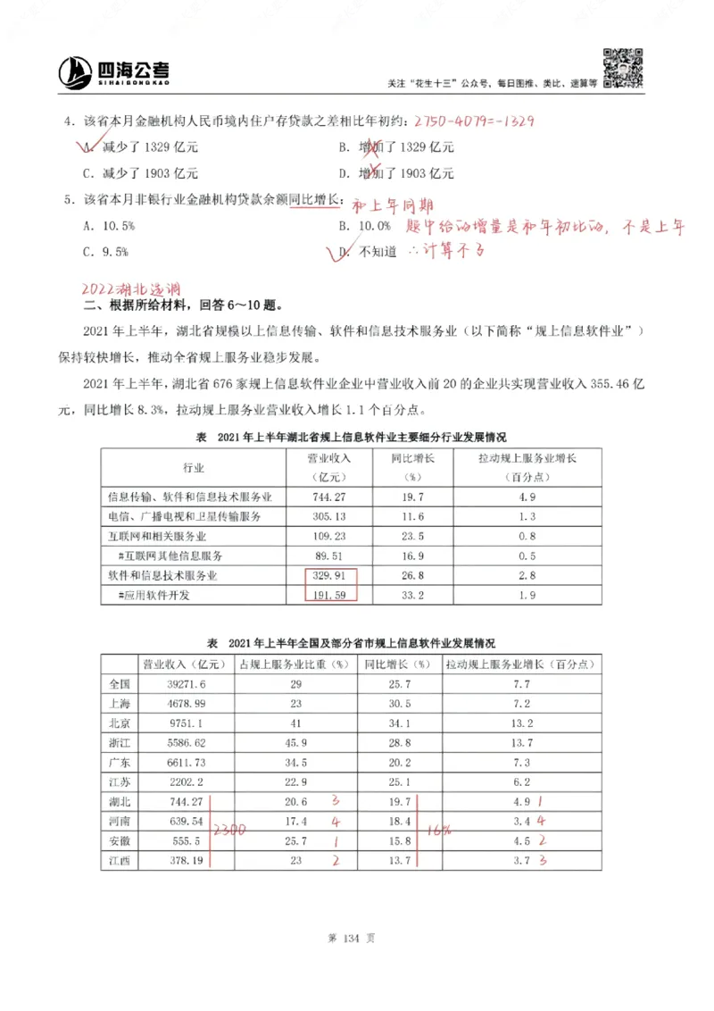 海海刷资料分析专项1-20（花生思路版）_2026考公资料_（01）花生十三_04刷题班2026年省考四海行测2000题海海刷(1)_笔记_花生十三丨26省考海海刷资料分析专项笔记_花生思路版