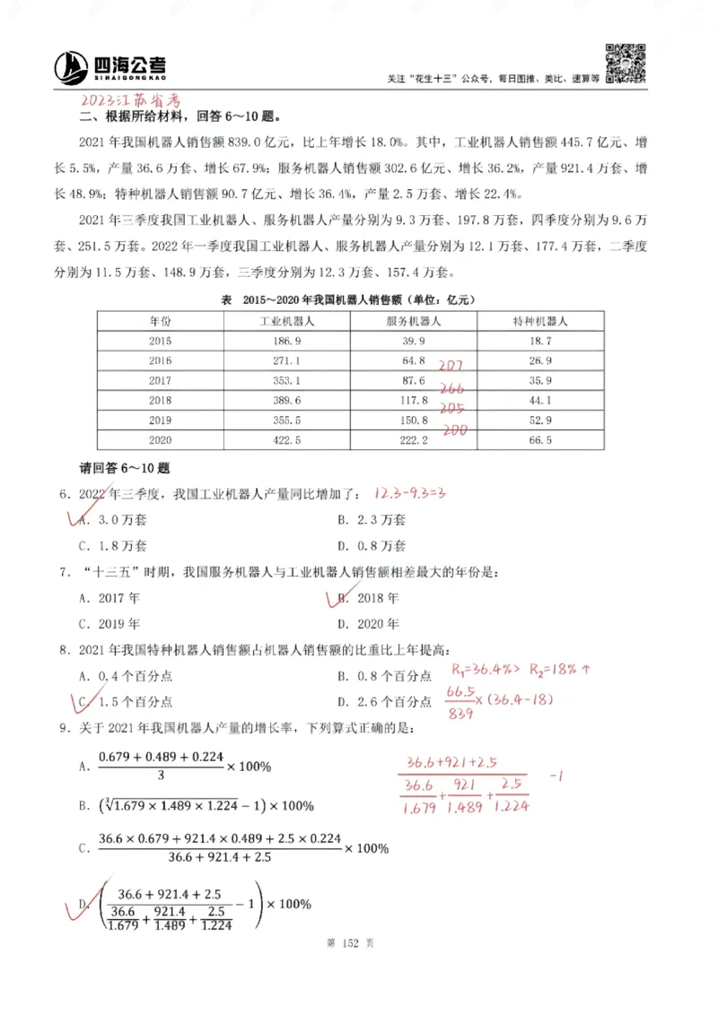 海海刷资料分析专项1-20（花生思路版）_2026考公资料_（01）花生十三_04刷题班2026年省考四海行测2000题海海刷(1)_笔记_花生十三丨26省考海海刷资料分析专项笔记_花生思路版