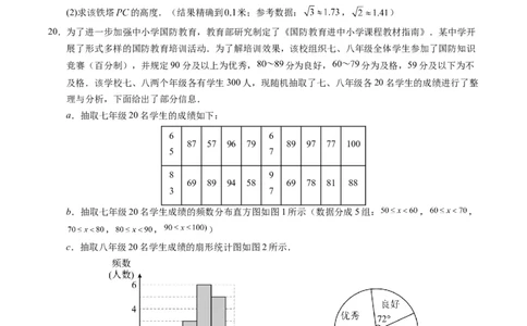 数学（湖南长沙卷）（考试版A4）_2数学总复习_赠送：2024中考模拟题数学_一模_数学（湖南长沙卷）-2024年中考第一次模拟考试