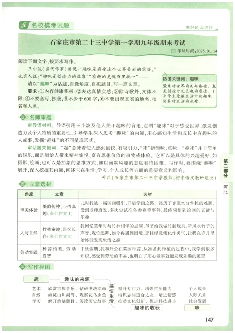 2026版第6辑万唯中考名校模考高分作文_2026万唯系列预习复习_2026版初中《万唯》中考名校模考高分作文（语文、英语）