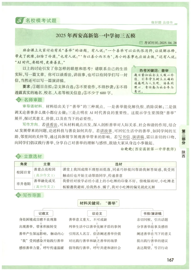 2026版第6辑万唯中考名校模考高分作文_2026万唯系列预习复习_2026版初中《万唯》中考名校模考高分作文（语文、英语）