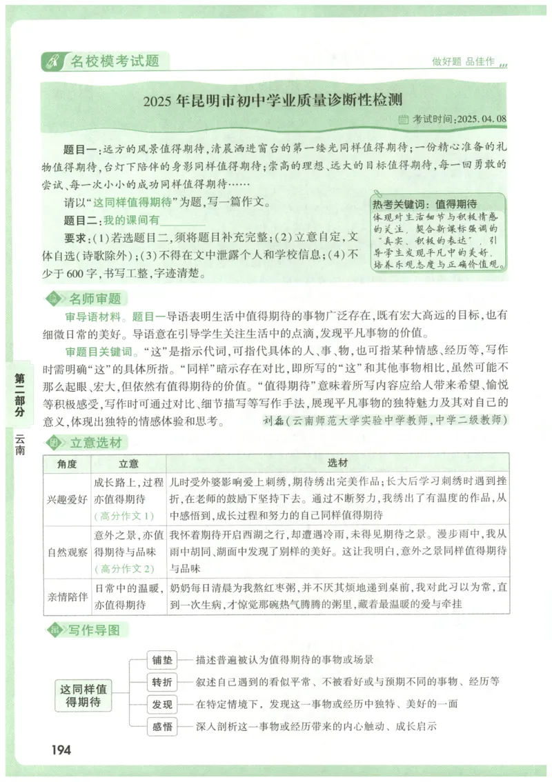 2026版第6辑万唯中考名校模考高分作文_2026万唯系列预习复习_2026版初中《万唯》中考名校模考高分作文（语文、英语）