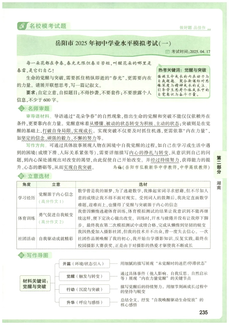 2026版第6辑万唯中考名校模考高分作文_2026万唯系列预习复习_2026版初中《万唯》中考名校模考高分作文（语文、英语）