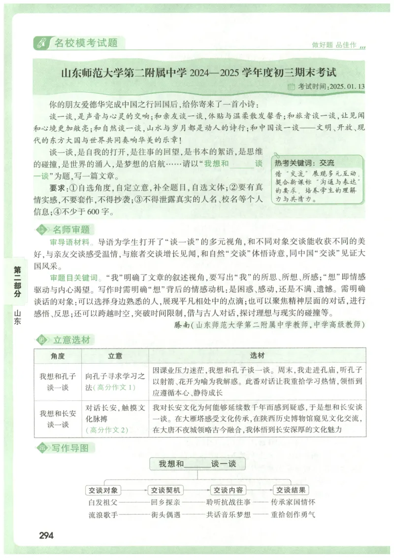 2026版第6辑万唯中考名校模考高分作文_2026万唯系列预习复习_2026版初中《万唯》中考名校模考高分作文（语文、英语）