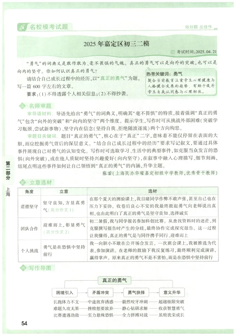 2026版第6辑万唯中考名校模考高分作文_2026万唯系列预习复习_2026版初中《万唯》中考名校模考高分作文（语文、英语）