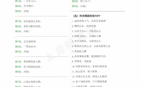中学科一五页纸_4-教培资料-26年最新资料-同步更新_科一科二电子资料合集中小幼（笔记真题知识点汇总等）文件多，按需保存_各机构笔记合集（中小幼）推荐_03卢姨合集