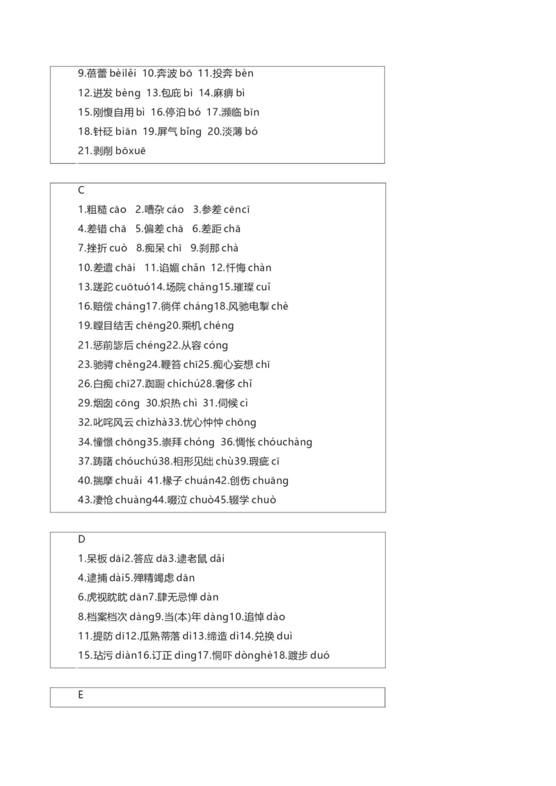 专题01字音字形_120中考语文全套复习_中考语文复习总复习_一轮复习资料_完2024年中考语文一轮复习讲义+练习（全国通用）