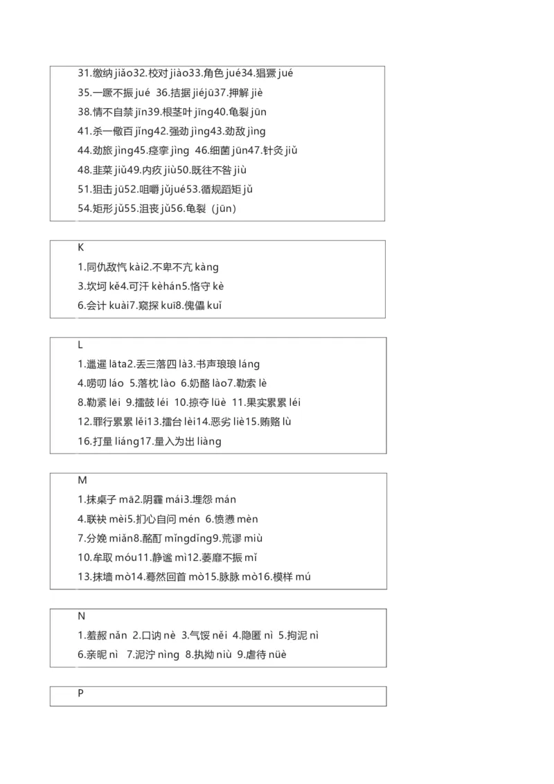 专题01字音字形_120中考语文全套复习_中考语文复习总复习_一轮复习资料_完2024年中考语文一轮复习讲义+练习（全国通用）