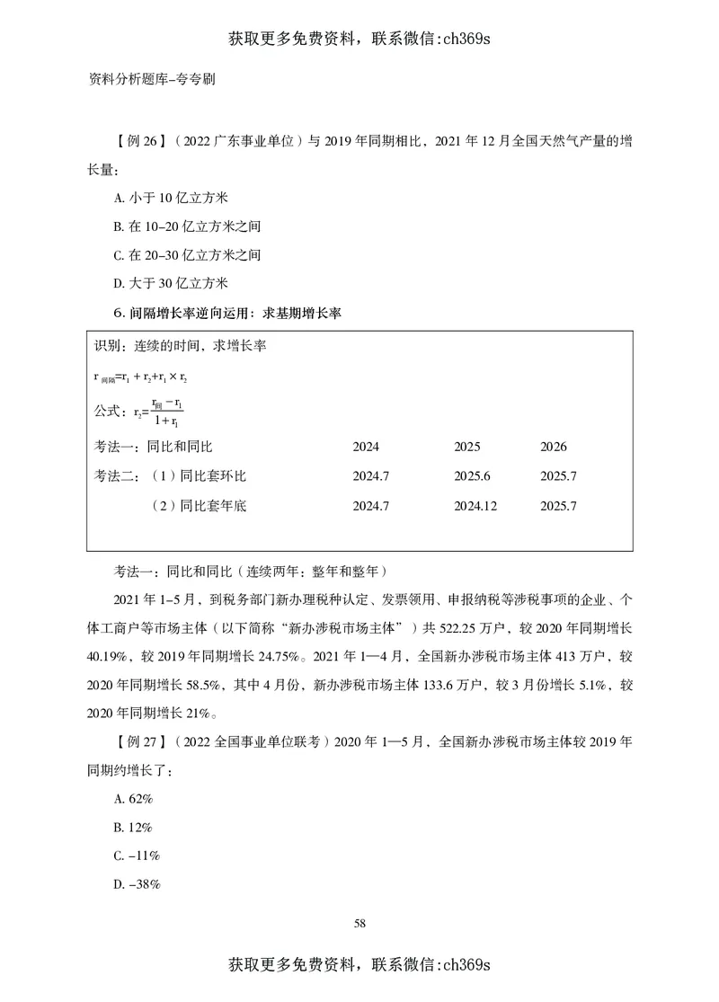 2026资料分析题库-夸夸刷-必考题型专项拔高（上册）_2026考公资料_（05）超格_2026年CG（五合一）行测+申论夸夸刷_讲义